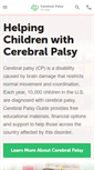 Mobile Screenshot of cerebralpalsyguide.com